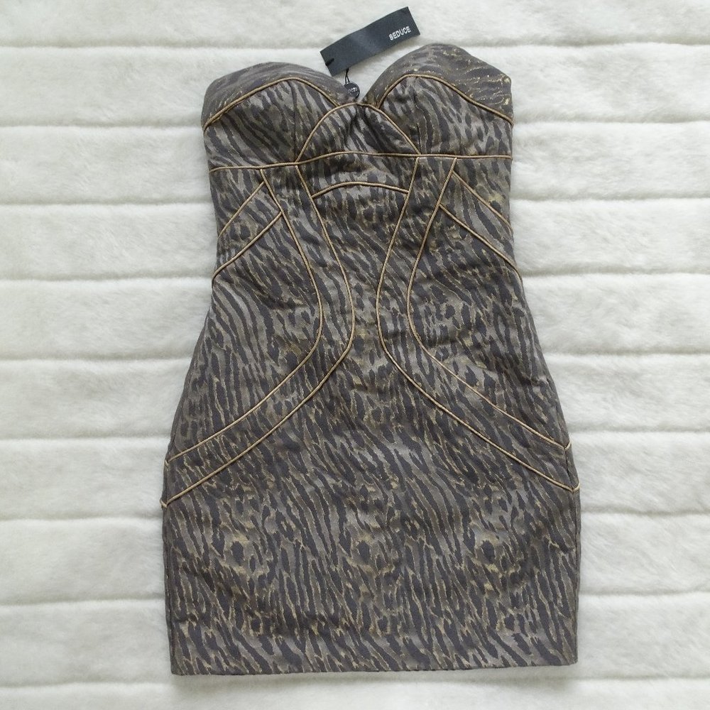 NWT Seduce V Neckline Strapless Dress 6